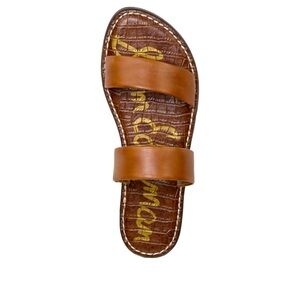 Sam Edelman Gala in Saddle Leather 6.5 flats slides sandals shoes brown boho